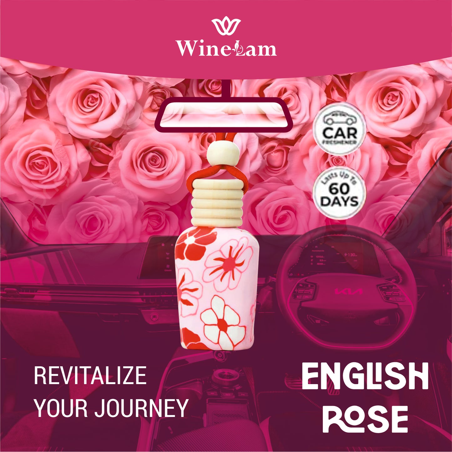 Rose Floral Car Attar