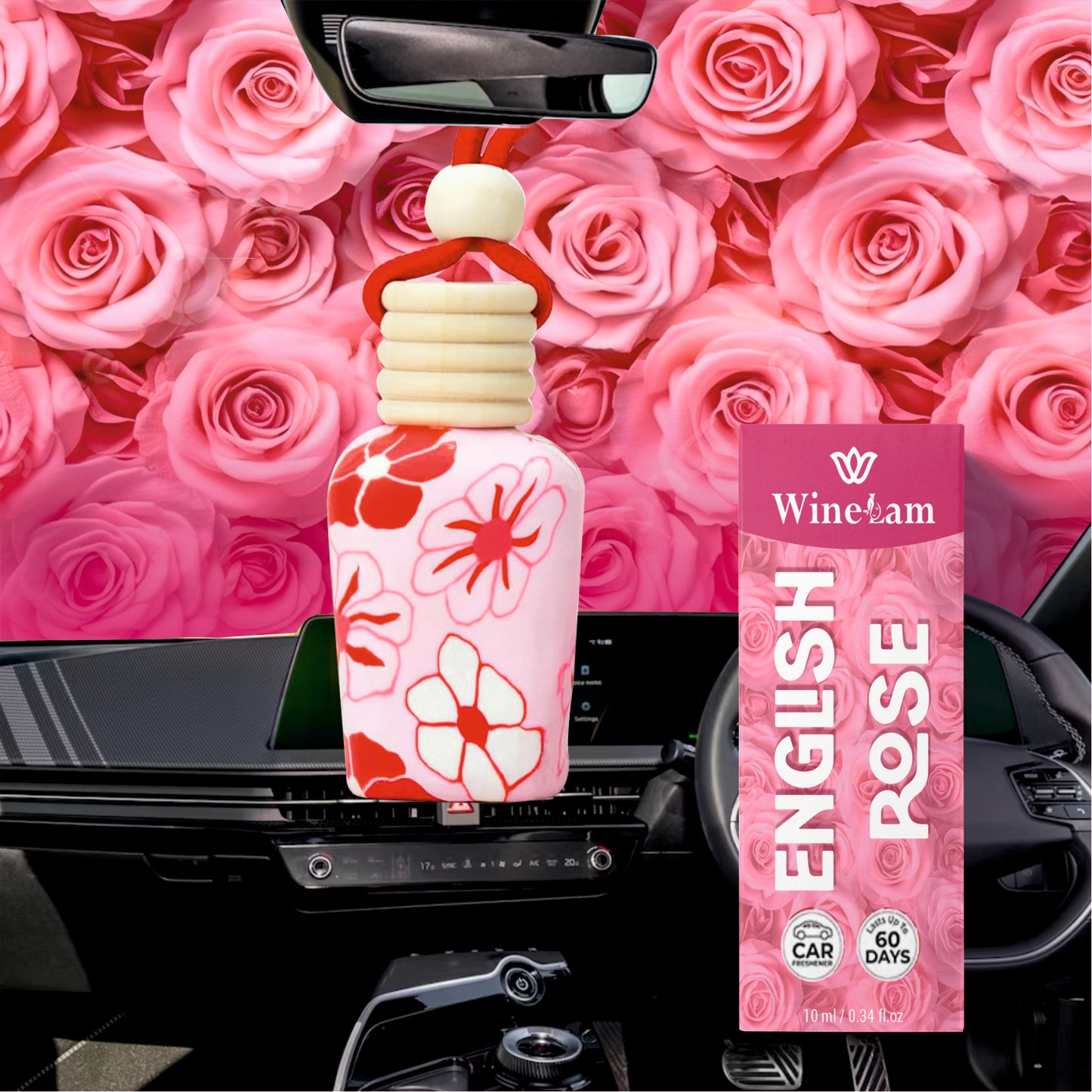Rose Floral Car Attar