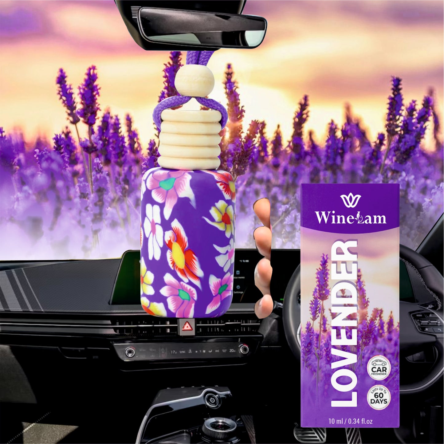 Lovender Floral Car Attar