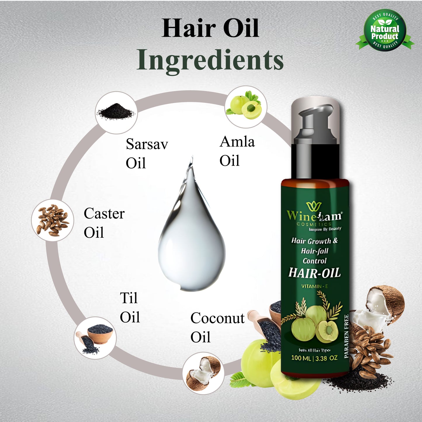 Hair Oli | Flora – Perfume And Hairoil Duo