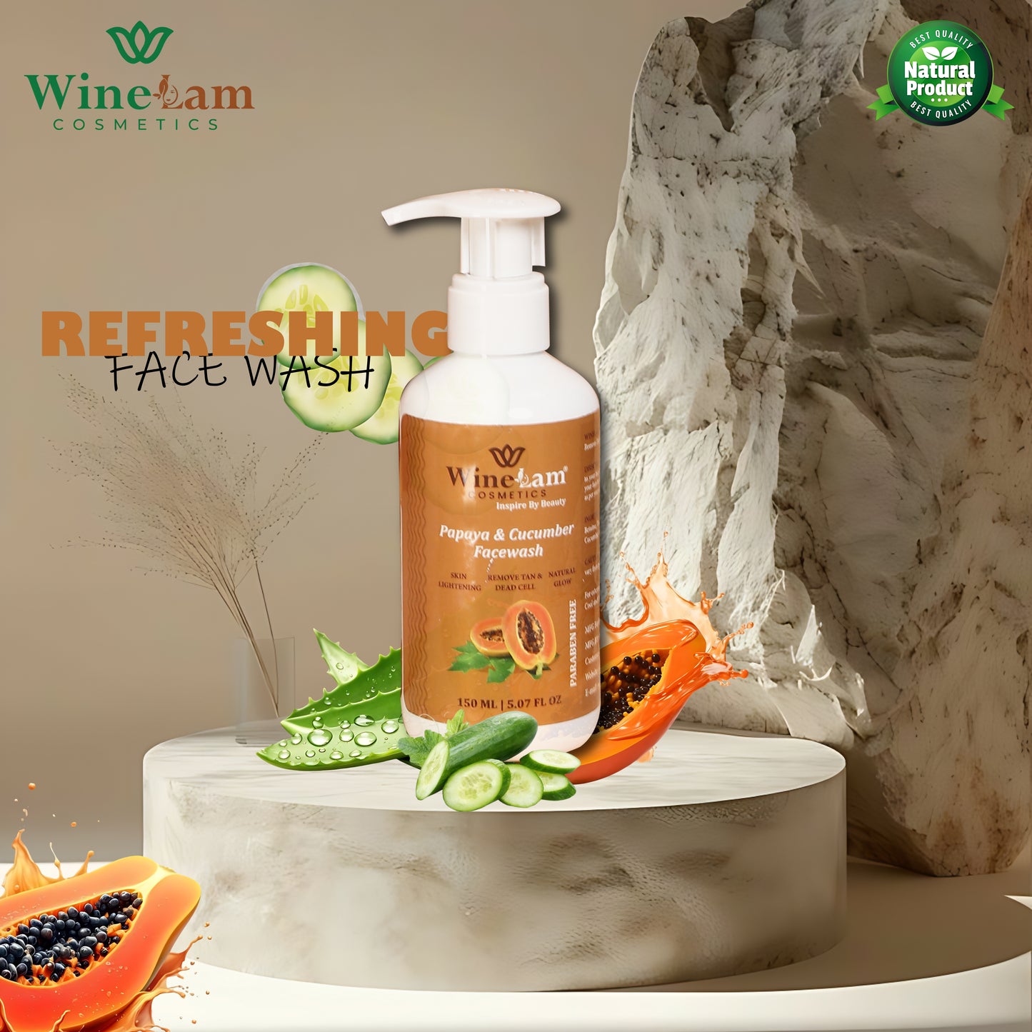 Papaya Face Wash | Sauvege – Perfume And FashWash Duo